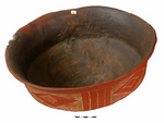 Early Caddo Carinated Bowl 052B by Caddo Native American Tribe and Dr. Jeffrey Girard