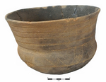 Late Caddo Carinated Bowl 058A by Caddo Native American Tribe and Dr. Jeffrey Girard
