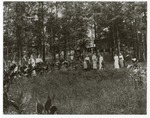 Group Gathered Around the Pierian Springs at Chatauqua