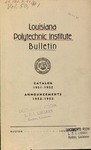 1951-1952 Louisiana Polytechnic Institute Catalog by Louisiana Tech University