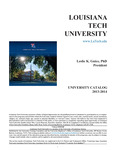 2013-2014 Louisiana Tech University Catalog